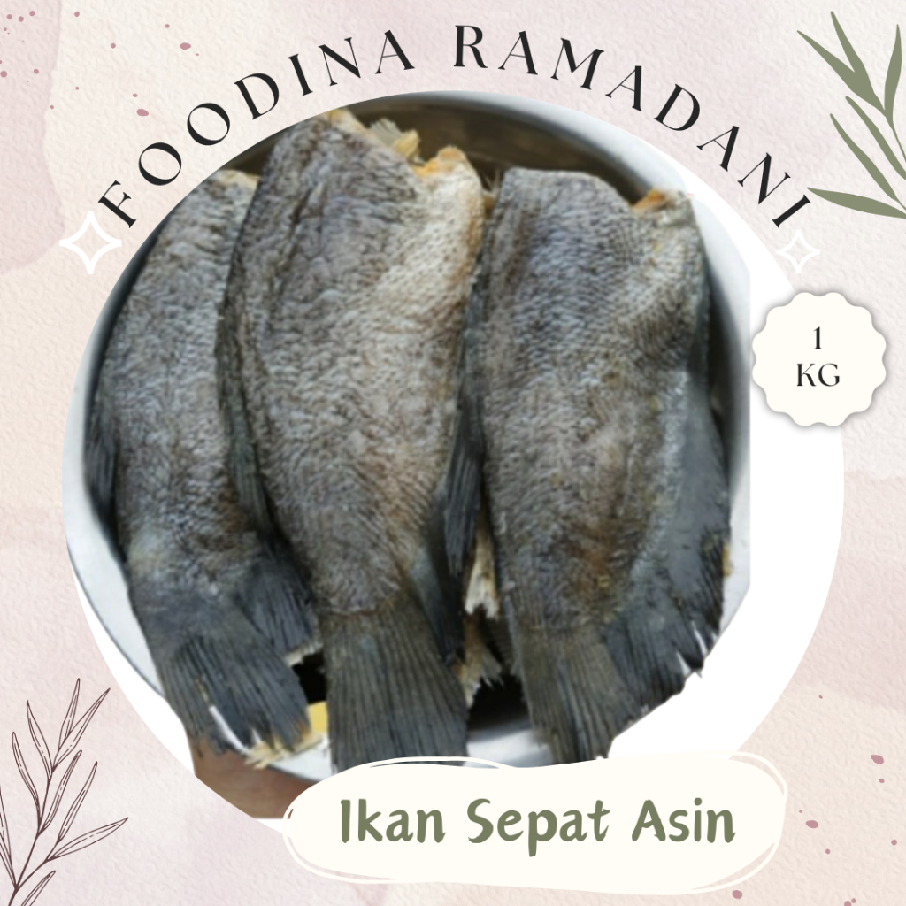 

IKAN SEPAT Ikan Asin - Salted Fish Fresh [ Berat 1.000gr ] Harga Per KG