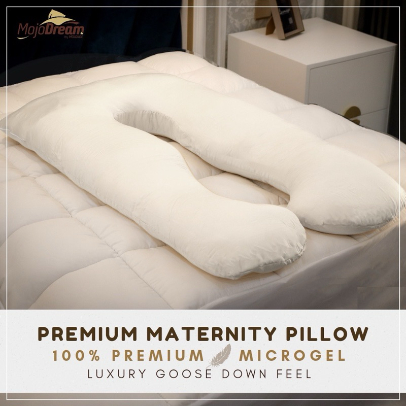 PRELOVED MOJOKOE BEDDING MATERNITY BODY PILLOW (WITH 2 COVER)