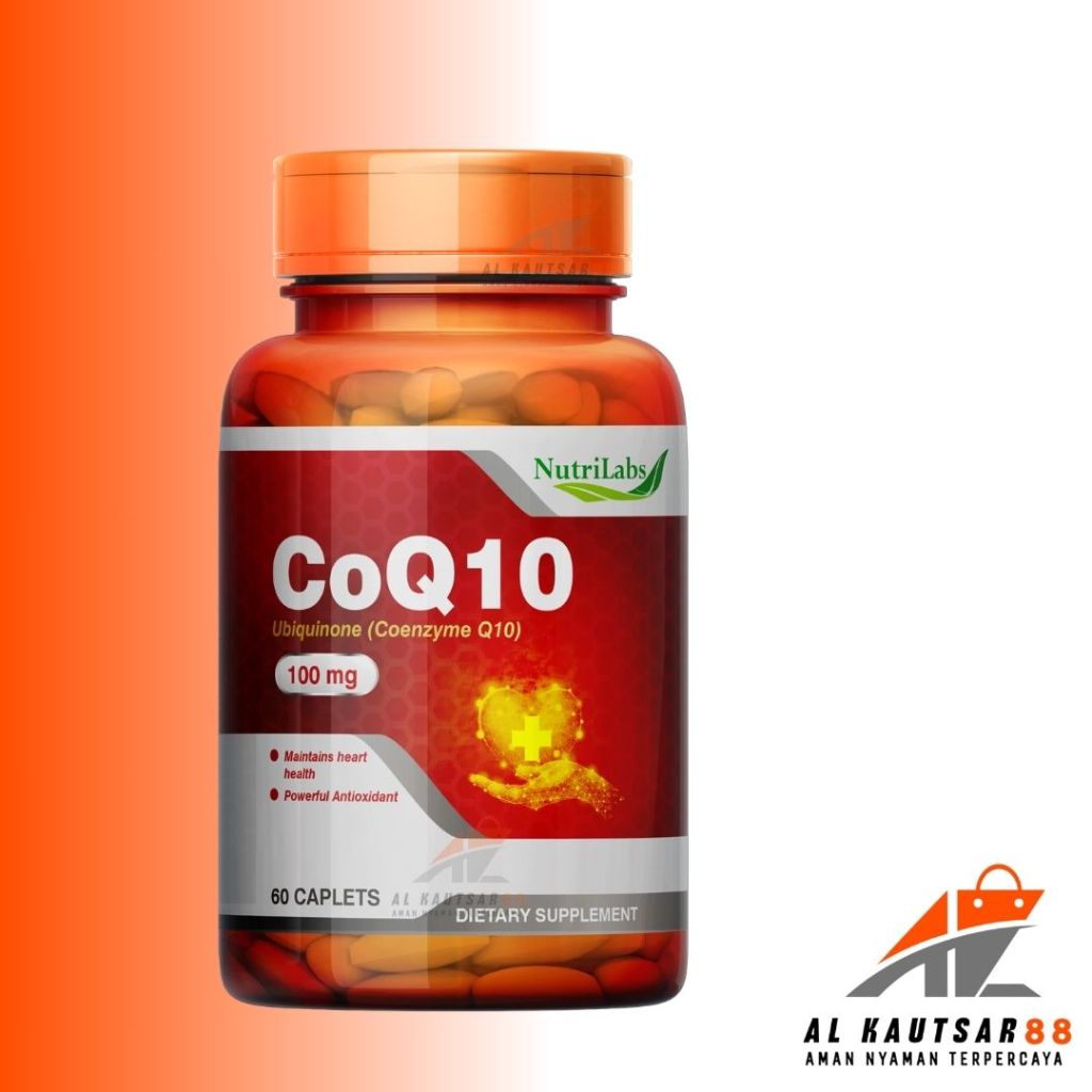 Nutrilabs CoQ10 Ubiquinone Coenzyme10 100mg kardiovaskuler