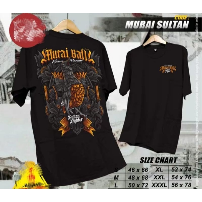 KAOS MURAI BATU KICAU MANIA SULTAN FIGHTER DTF