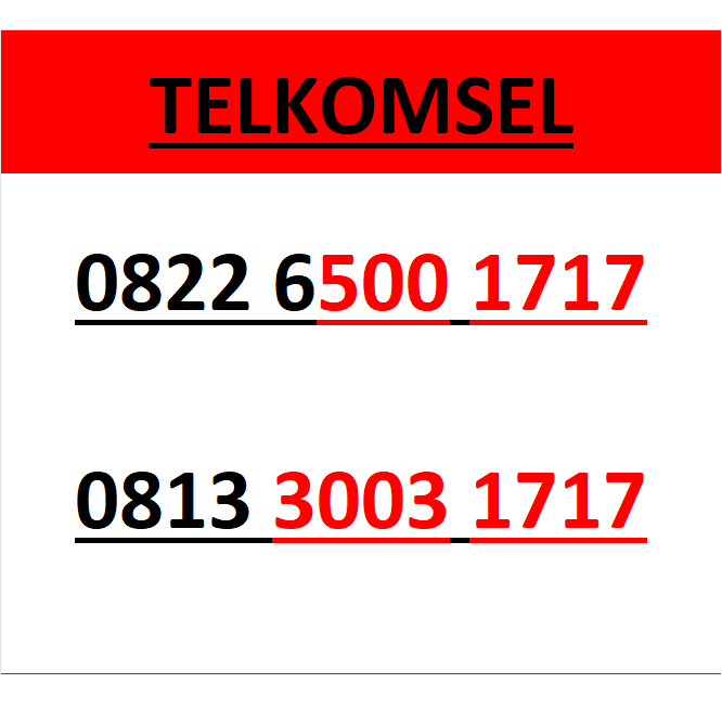 nomor cantik telkomsel simpati seri abab 1717 murah lengkap wn84 750
