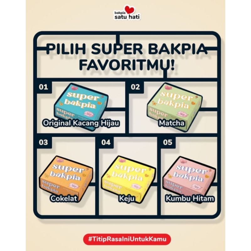 

Super Bakpia |Bakpia Satu Hati| isi 15