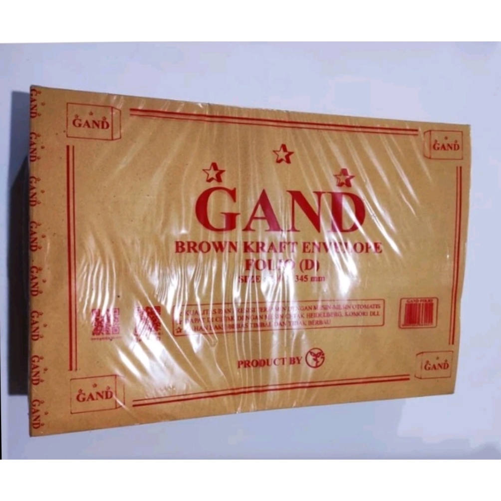 

YKMFP7181 Amplop Coklat Folio F4 24 cm x 345 cm isi 1 lembar