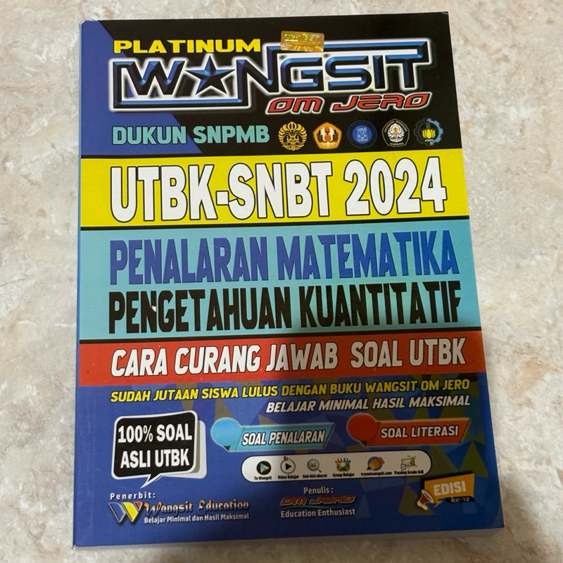 [PRELOVED] WANGSIT OM JERO 2024 (PENALARAN MATEMATIKA&PENGETAHUAN KUANTITATIF)