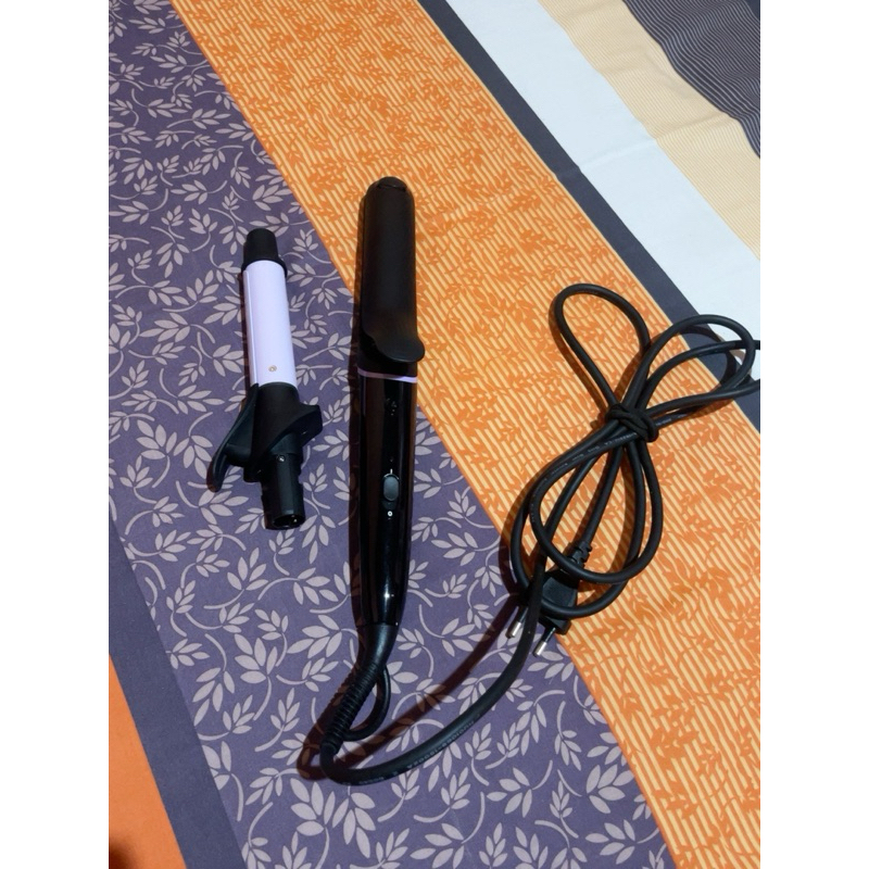 PRELOVED Philips Multistyler Europe BHH811/00 Pelurus dan Pengeriting Rambut (Catokan & Curly 2in1)