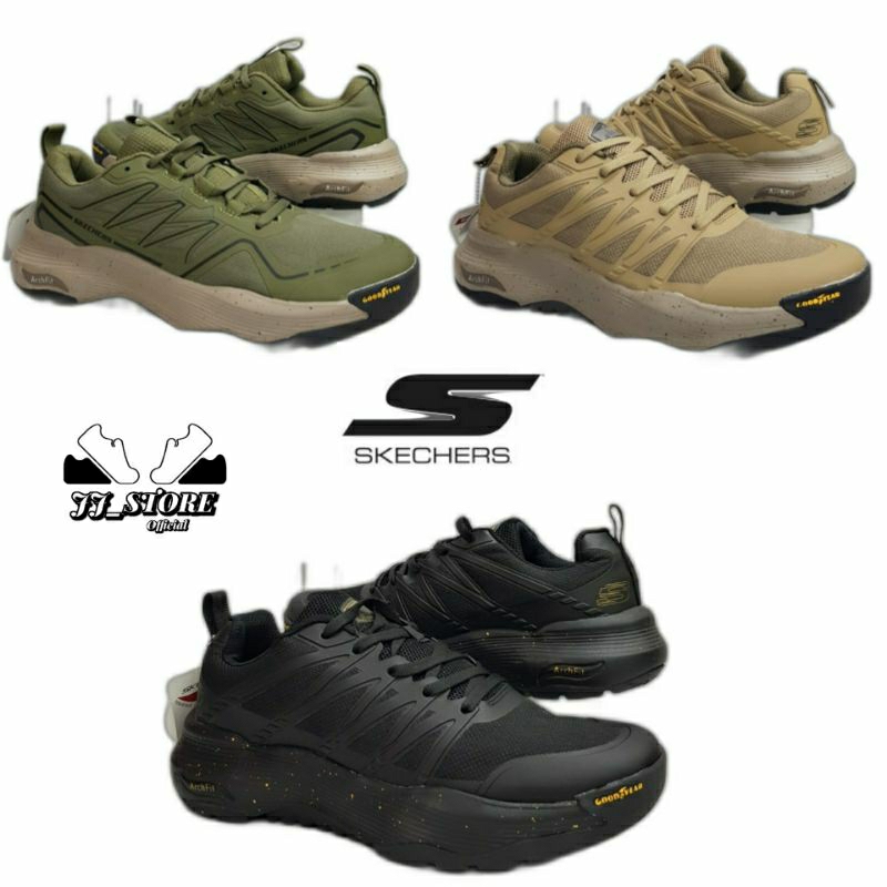 SEPATU SKECHERS PRIA/SKECHERS ARCH FIT TRAIL/SNEAKER PRIA/SEPATU OUTDOR PRIA/SKECHER PRIA