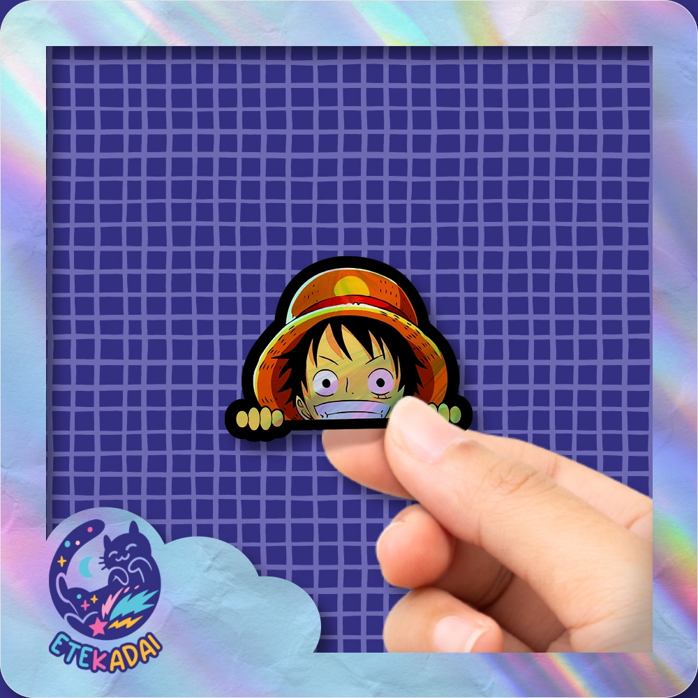 

Stiker Hologram Anime One Piece - Monkey D Luffy