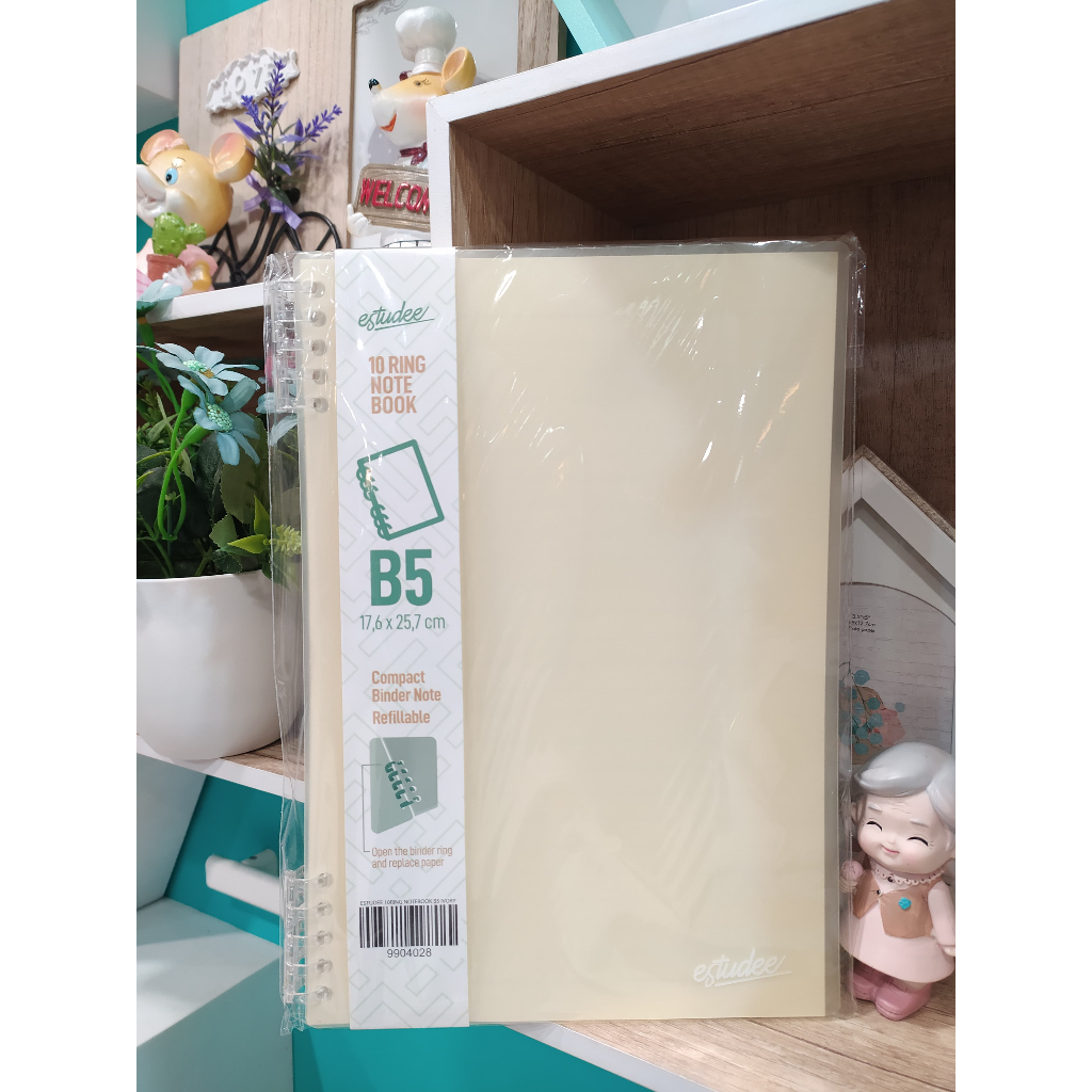 

Gramedia Mal Pekanbaru - (Original) Estude 10Ring Notebook B5 Ivory