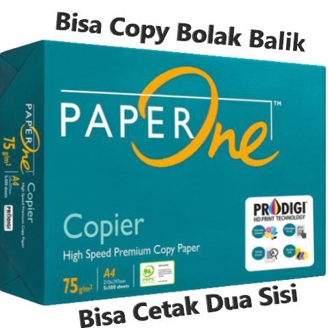 

Termurah Kertas Print Fotocopy HVS A4 75 gr PaperOne Rim A8TZT7654