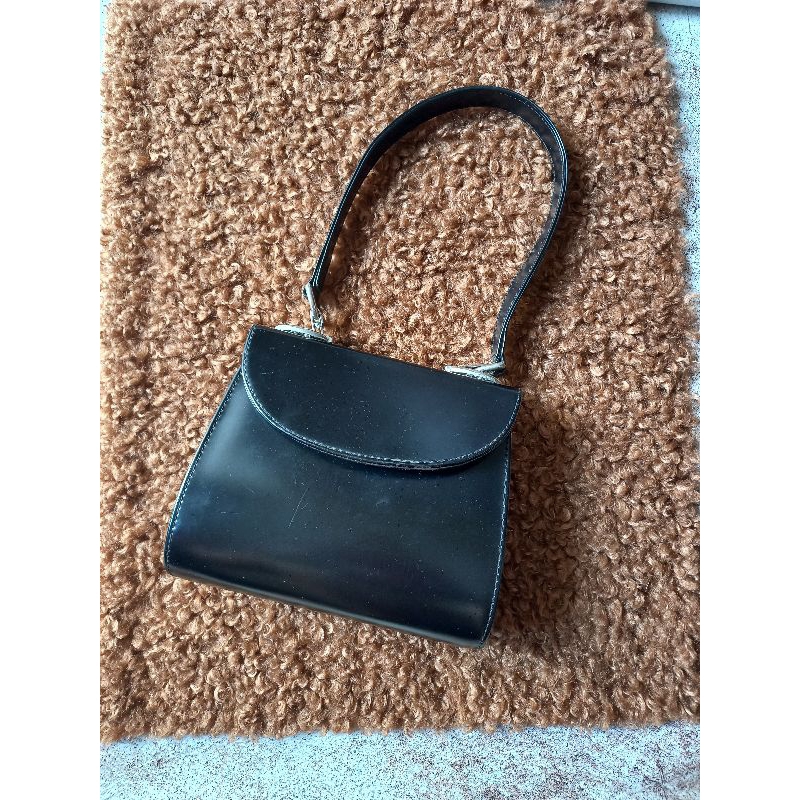 TAS PESTA HITAM WANITA TAS KULIT HITAM