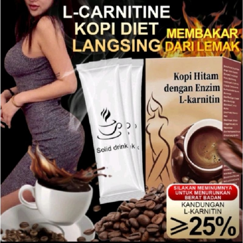 

LKARNITIN KOPI HITAM INSTAN PELANGSING BADAN RENDAH LEMAK