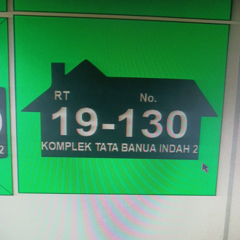 Nomor Rumah Akrilik MurahNomor Rumah Akrilik | Nomer Rumah Acrylic | No Rumah Akrilik Layer Huruf Pu