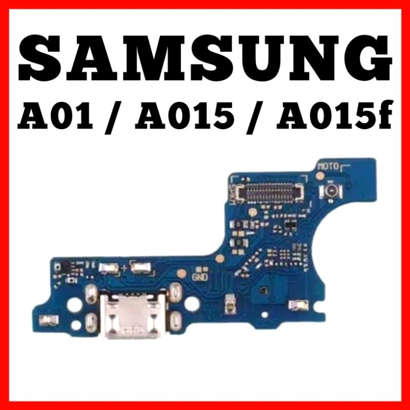 Konektor Charger Samsung A01 A015F Original Full Komponen Ic Board Charger Papan Cas Mic Samsung A01