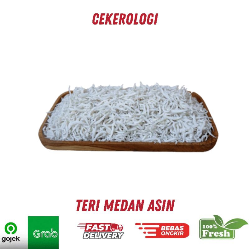 

Teri Medan Asin 500gr / Teri Medan Asin / Teri Medan / Teri Medan Fresh Berkualitas / JABODETABEK / Teri / Ikan Teri