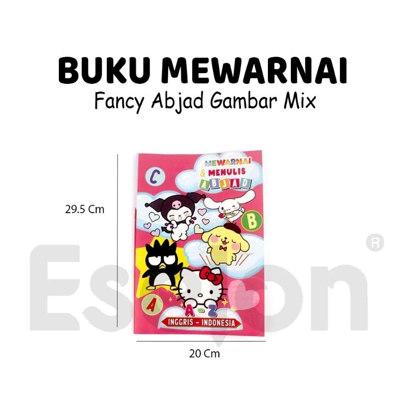 

BUKU MEWARNAI DAN MENULIS ABJAD MURAH