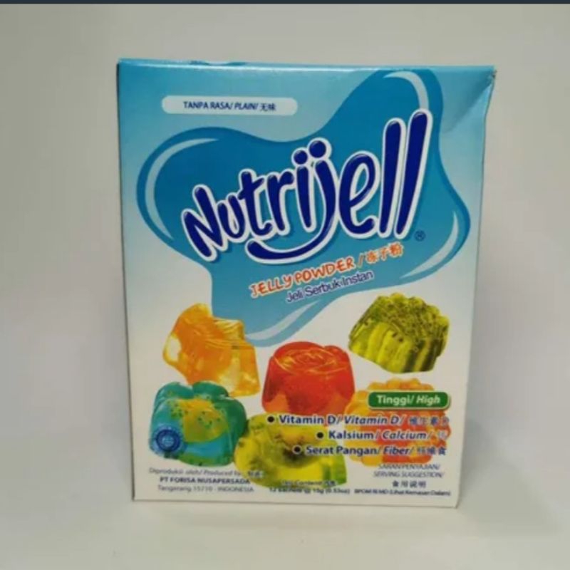 

Nutrijell Plain Besar 1 box ( 15gr x 12pcs)