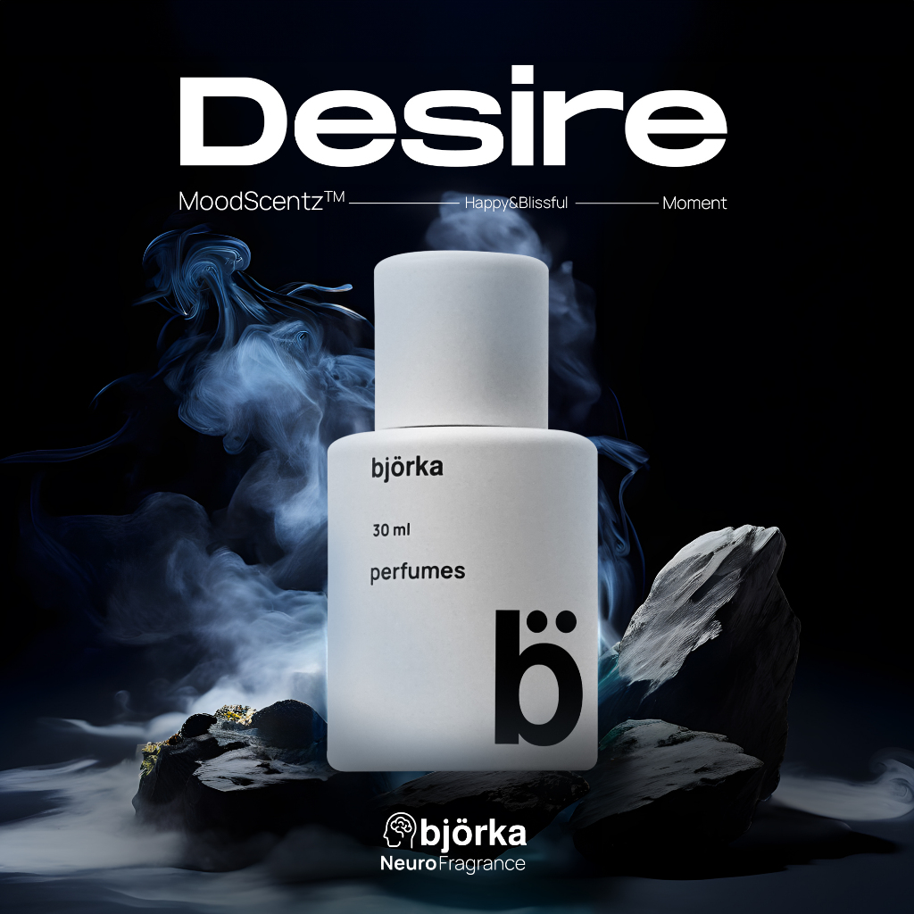 Parfum Bjorka DESIRE  | BJORKA NeuroScience | Parfum Bjorka Pria wanita tahan lama | parfum BPOM | P