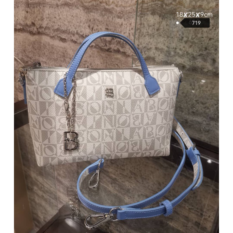 sling bag mono white bonia original