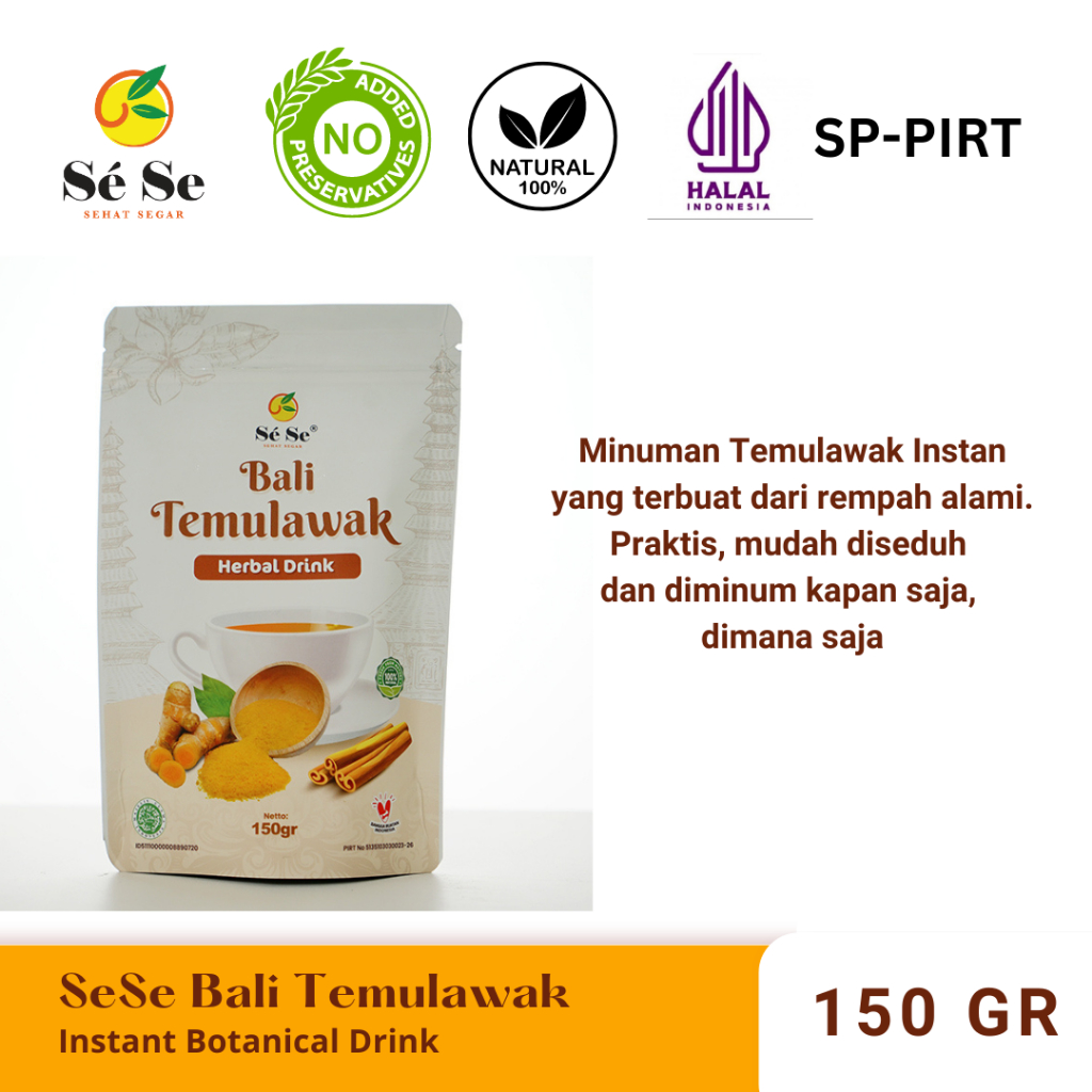 

SeSe Bubuk Jamu Temulawak Instan 150g