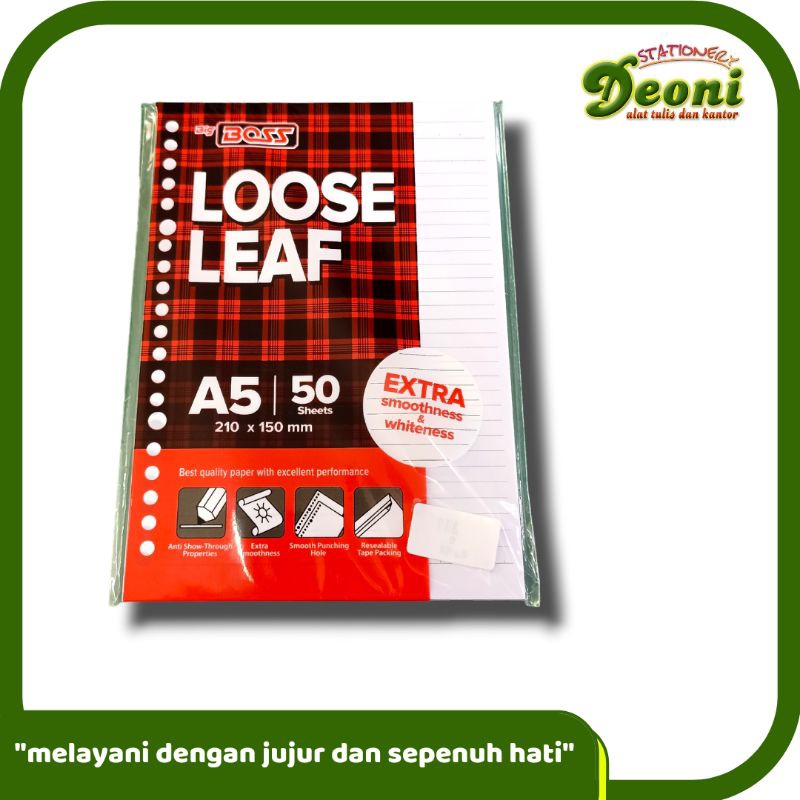 

Bigbosss Loose Leaf A5 50 Lembar