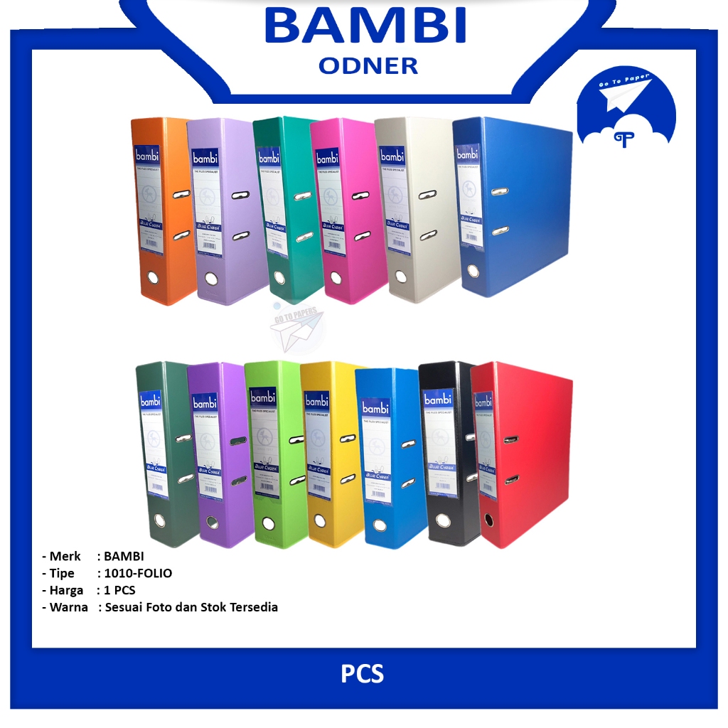 

BAMBI - Odner Uk Folio 1010 Tempat File Warna - PCS