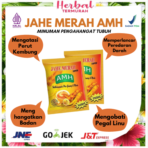 

JAHE MERAH AMH(AMANAH) ASLI TERLARIS 1 KARTON ISI 200 | MINUMAN JAHE PENGHANGAT TUBUH