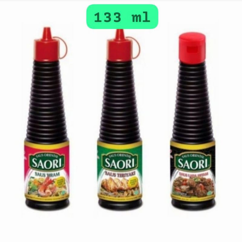 

Saori Saus Tiram Lada Hitam Teriyaki 133ml