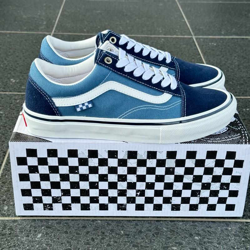 VANS SKATE OLD SKOOL NAVY ORIGINAL RESMI PT.NAVYA
