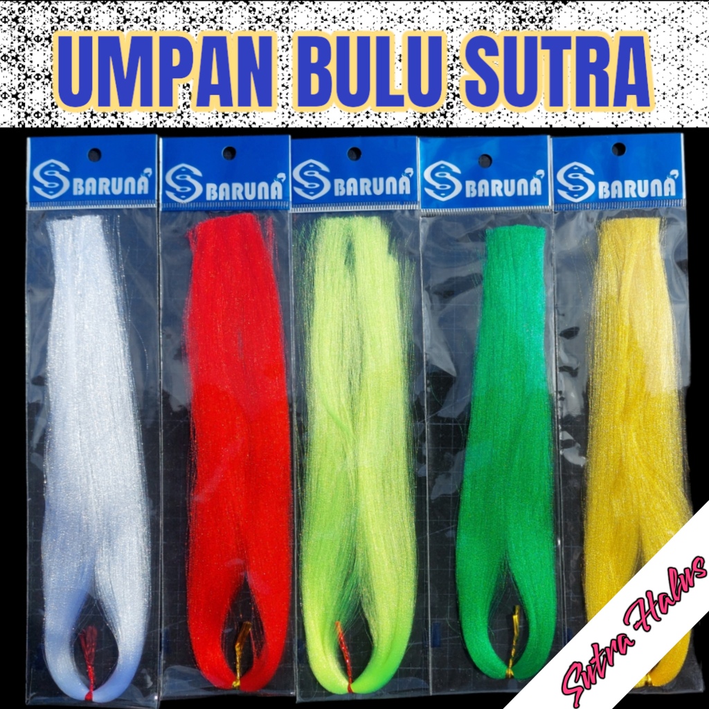 BARUNA - Bulu Sutra Halus Untuk Umpan Sabiki dan Pancing Kotrekan