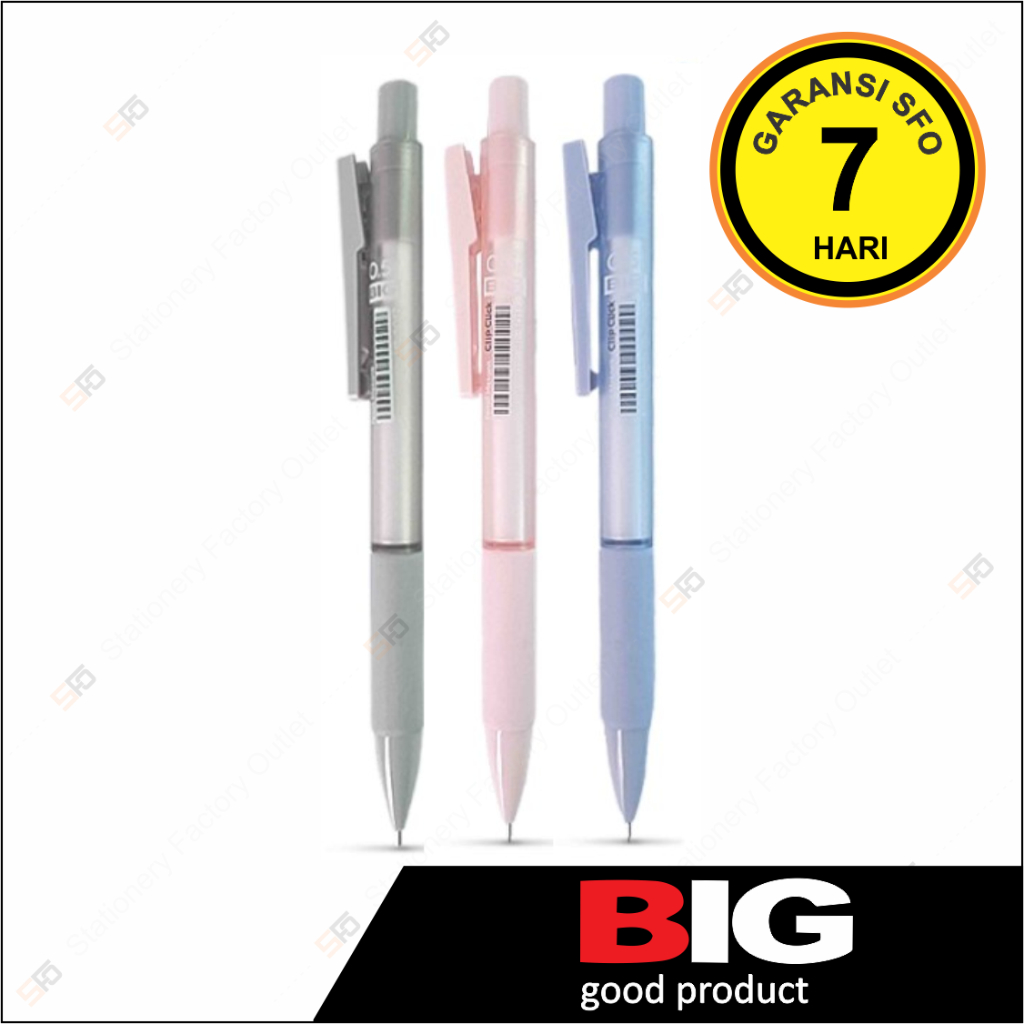 

Pensil Mekanik Big 0.5 mm - Clip Click MP-5012 - SFO Semarang Official