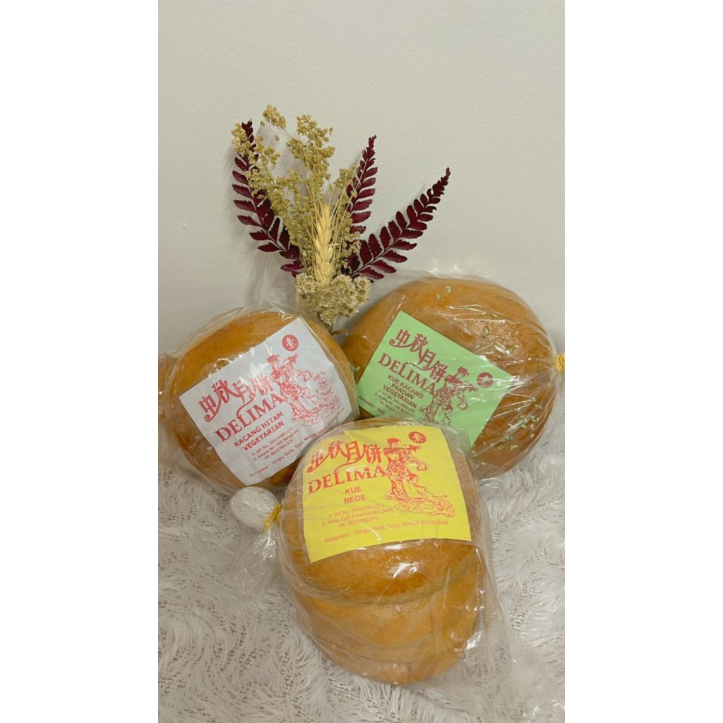 kue bulan 8 premium Delima Kue (isi 4).100% HALAL&VEGETARIAN.