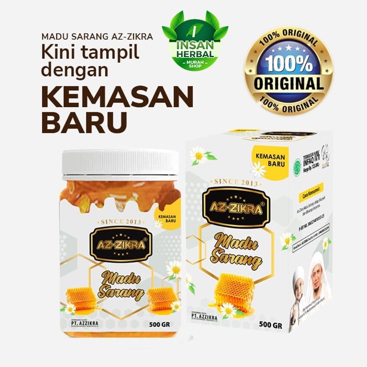 

MADU AZZIKRA - MADU SARANG 500gr Kemasan Terbaru