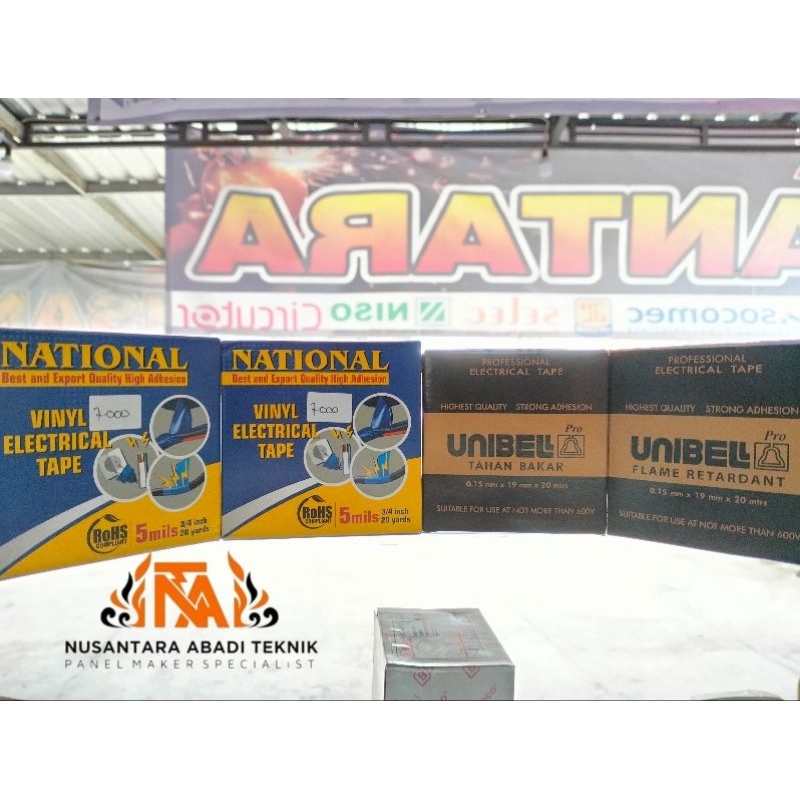 ISOLASI KECIL WARNA HITAM UNIBEL/NATIONAL