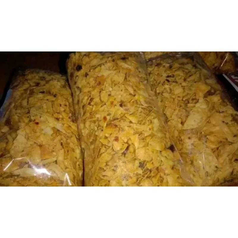 

keripik gungek / terigu cengek gurih renyah