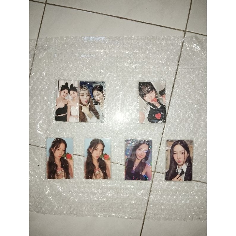 LE SSERAFIM PHOTOCARD PC KAZUHA YUNJIN CHAEWON ANTIFRAGILE UNFORGIVEN JP UNIT OPAL NABI