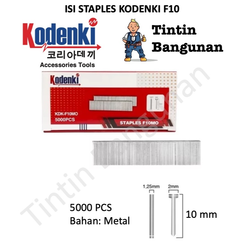 

Isi Staples Tembak Kodenki Finish Finnish Finis Nail Refill Mesin Paku Isi Staples Gun Tembak Anak Hekter Hektar Isi Paku Tembak Angin Refill Air Nailer Stapler Nailer Gun Refill Isi Stepler Stapler Tembak Mata Paku Tembak Lurus Model I, F30, F15, F10