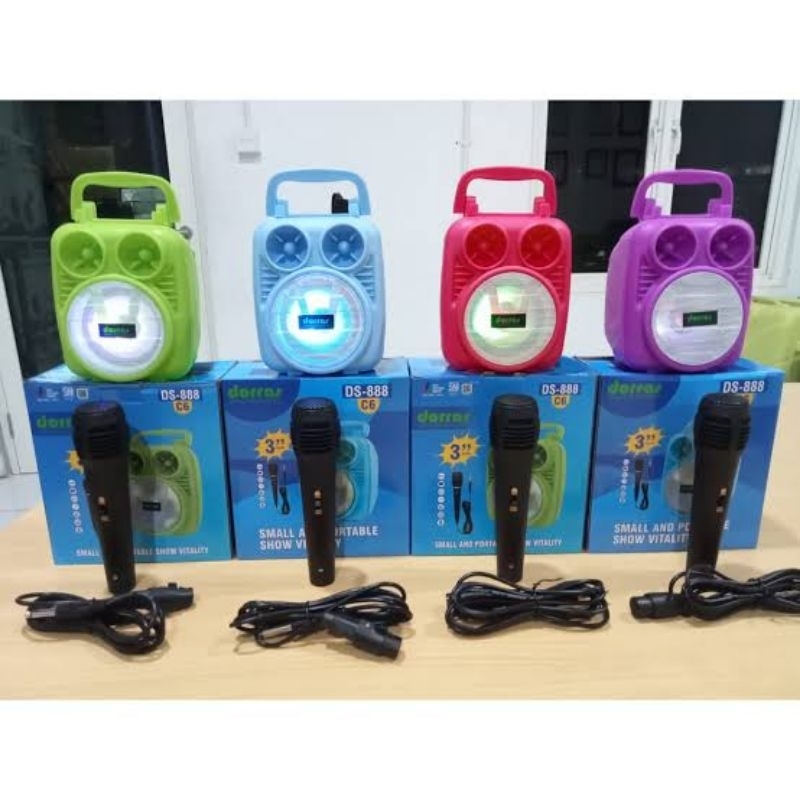 Speaker Portable Dorras c6 wireless bluetooth