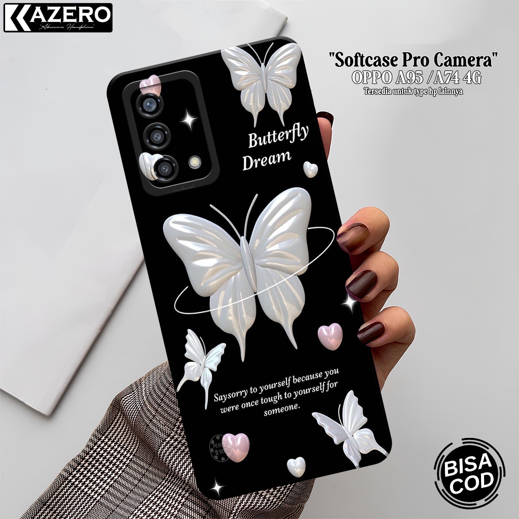 Case Hp OPPO A95 A74 4G Fashion Case Aesthetic Softcase OPPO A95 A74 4G Silikon Pro Camera Casing OP