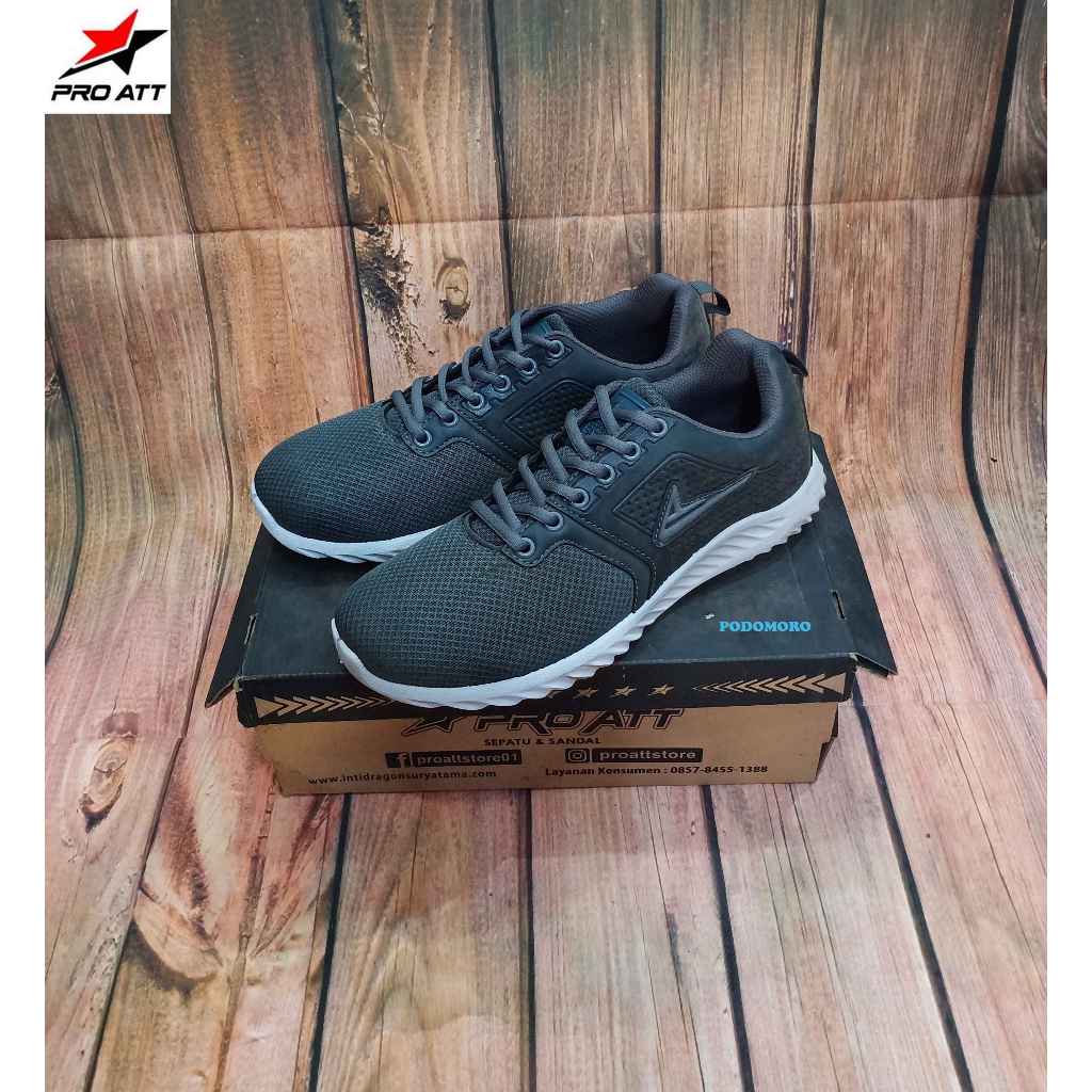 PRO ATT APB Abu/Putih 39 - 42 Sepatu sneakers pria running