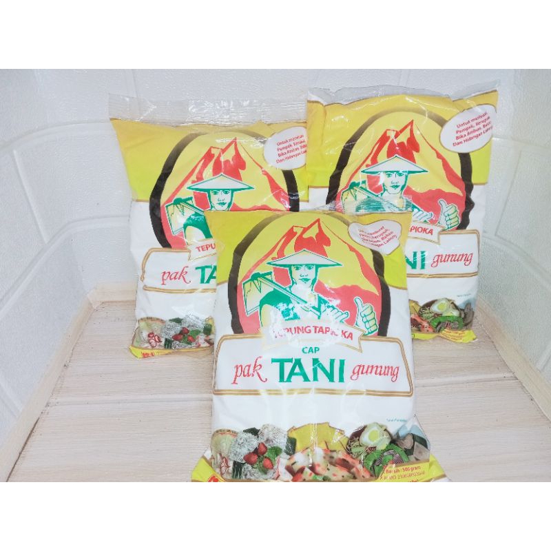 

Tepung Sagu/Tapioka cap Pak tani Gunung 500g