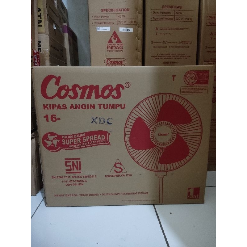 COSMOS 16XDC / KIPAS COSMOS BERDIRI / 16 INCH / KIPAS ANGIN / KIPAS ANGIN COSMOS / COSMOS
