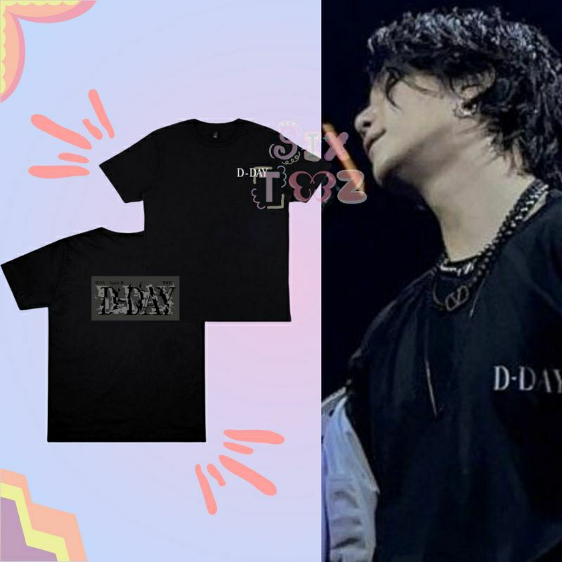 Suga BTS DDAY Shirt Tour kaos suga bts tour korean tshirt