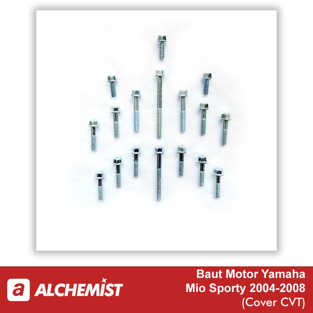 Baut CVT Mio Sporty 1Set / Baud Cover CVT Mio Sporty 1Set / Baut Baud CVT Yamaha Mio Sporty 1Set