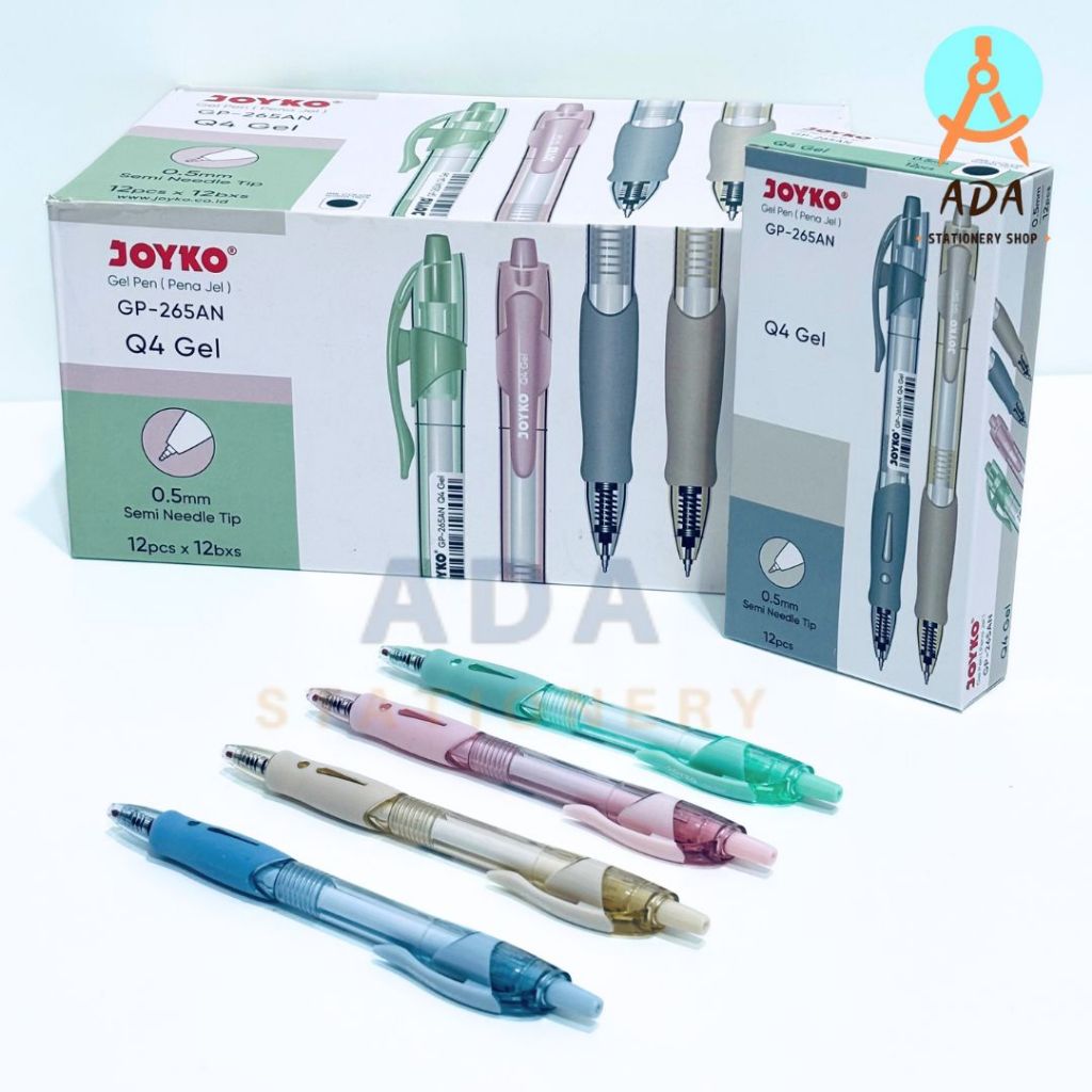 

GROSIR (12 pcs) gel pen JOYKO GP-265AN Q4 pastel/ bolpen/pulpen gel/joyko