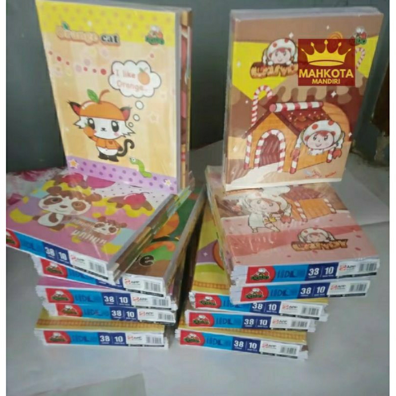 

Buku Tulis Dodo Isi 30 Lembar (1 Pack 10 buku) BuikuTulis Sekolah