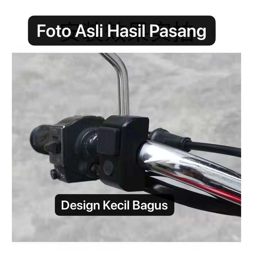 Charger Motor 3A Stang Motor 2usb Waterproof 003