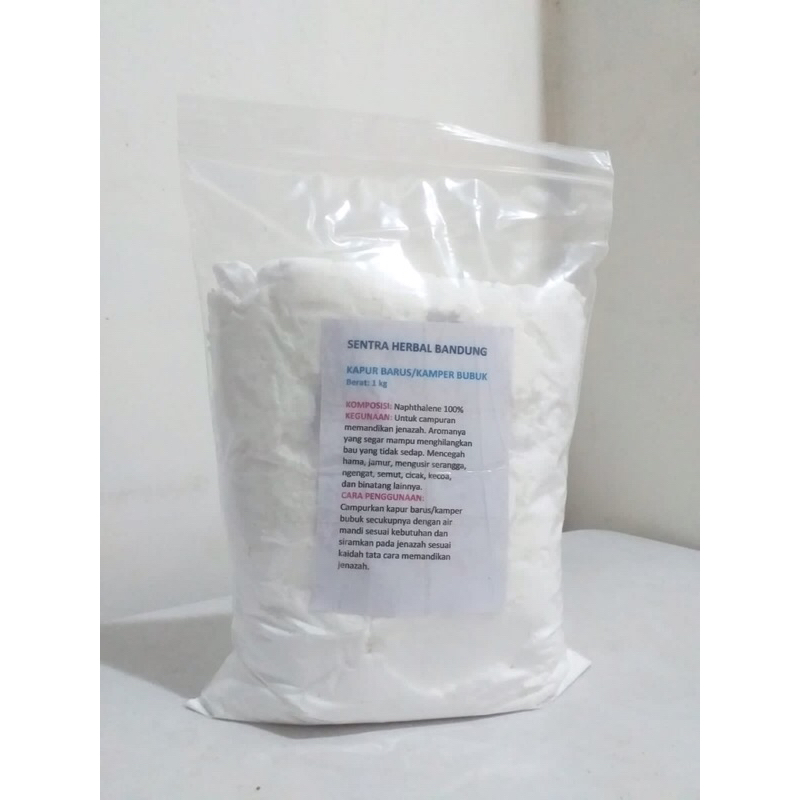 Kapur Barus~Kamper Bubuk ~1 kg~Praktis memandikan Jenazah