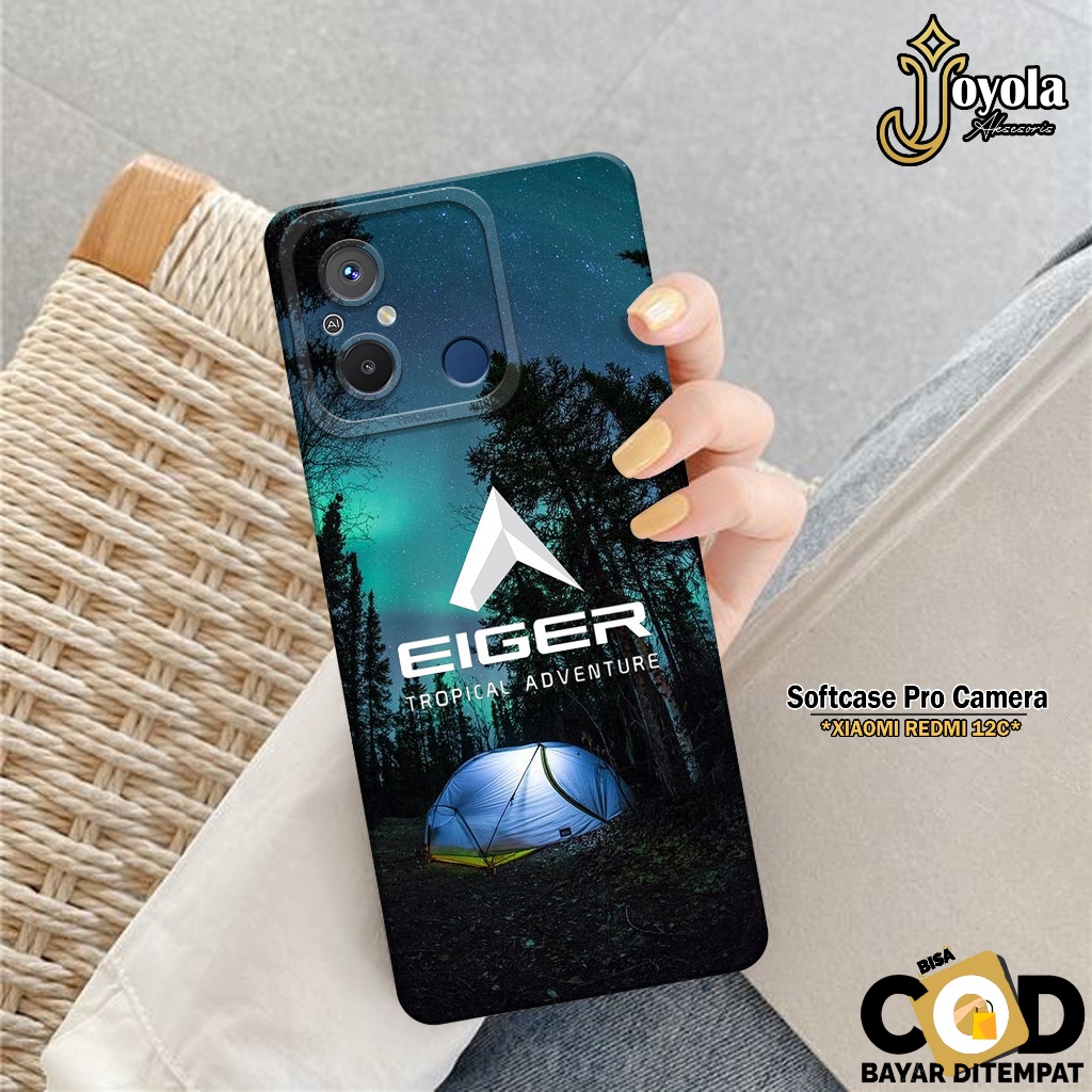JOYOLA Case XIAOMI REDMI 12C - Fahion Case Branded - Softcase XIAOMI REDMI 12C - Pro Camera - Casing