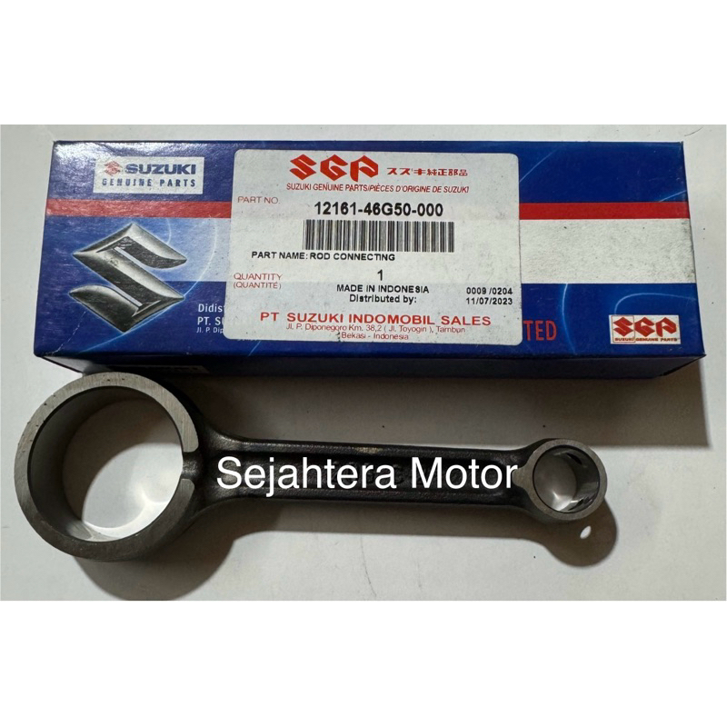 Stang Seher (Rod Kit Connecting) / Tiang Sokar asli SUZUKI SGP SPIN/ SKYWAVE 12161-46G50-001