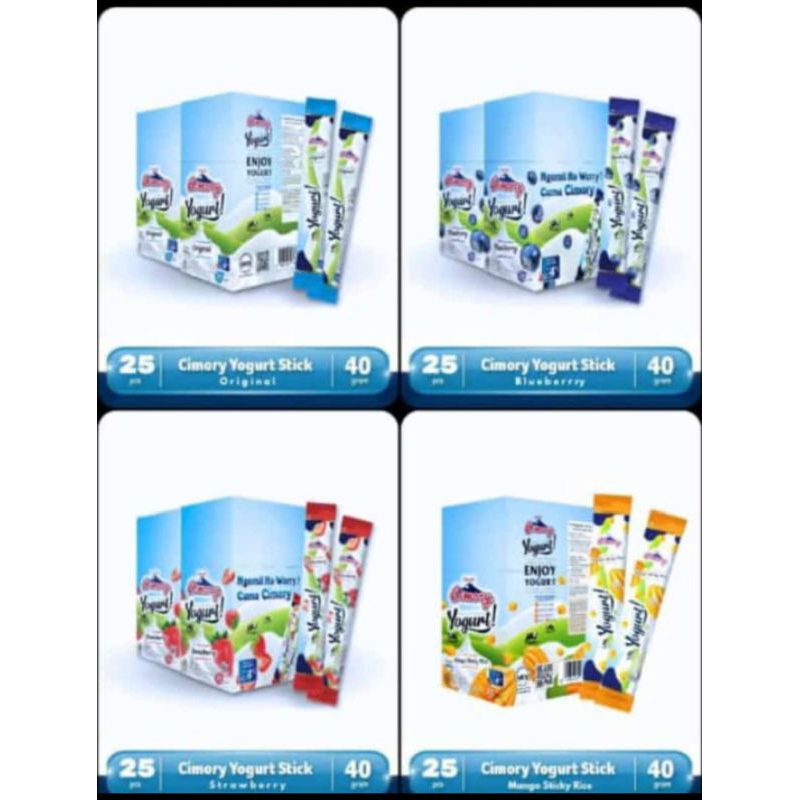 

cimory yoghurt stik 40g 1 box isi 25pcs